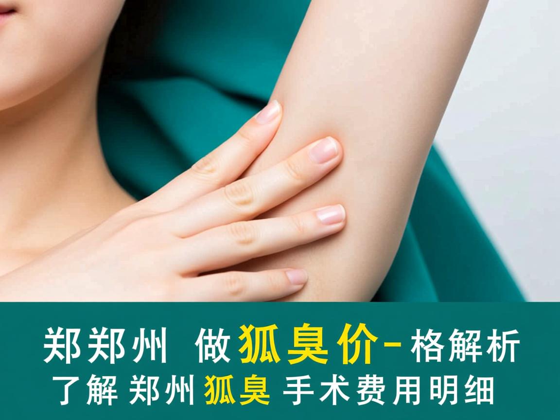 郑州做狐臭价格解析，了解郑州狐臭手术费用明细