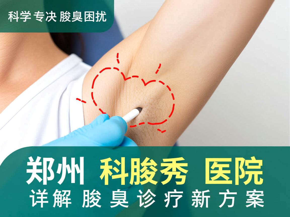 科学解决腋臭困扰，郑州腋秀专科医院详解腋臭诊疗新方案