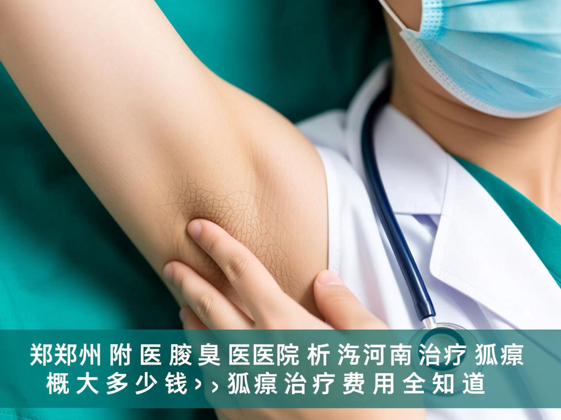 郑州附医腋臭医院解析，河南治疗狐臭大概多少钱，狐臭治疗费用全知道