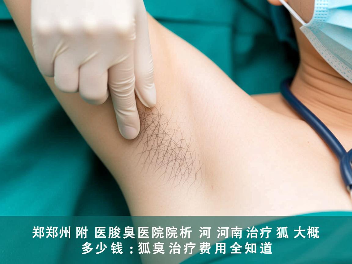 郑州附医腋臭医院解析，河南治疗狐臭大概多少钱，狐臭治疗费用全知道