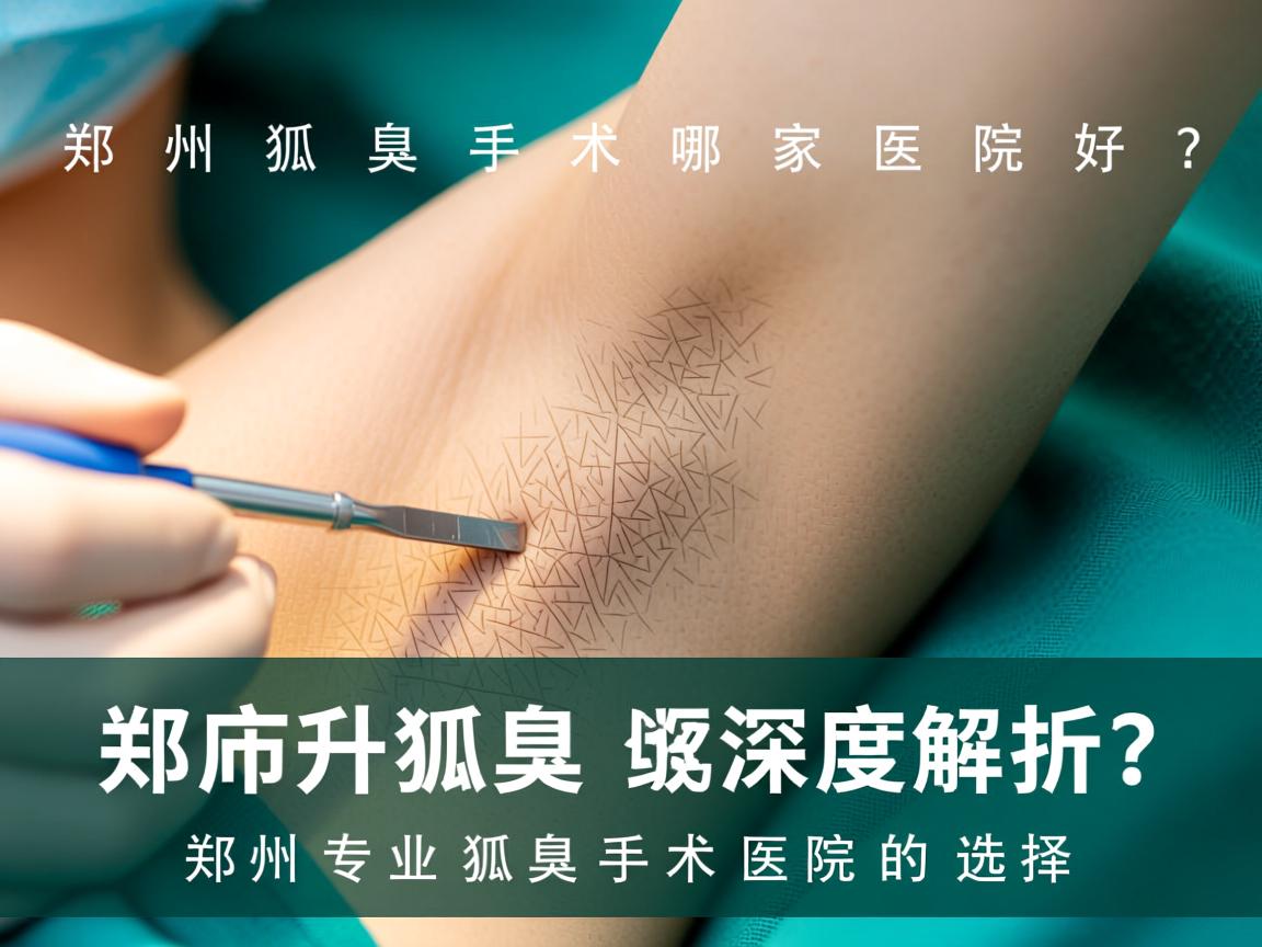 郑州狐臭手术哪家医院好？深度解析郑州专业狐臭手术医院的选择