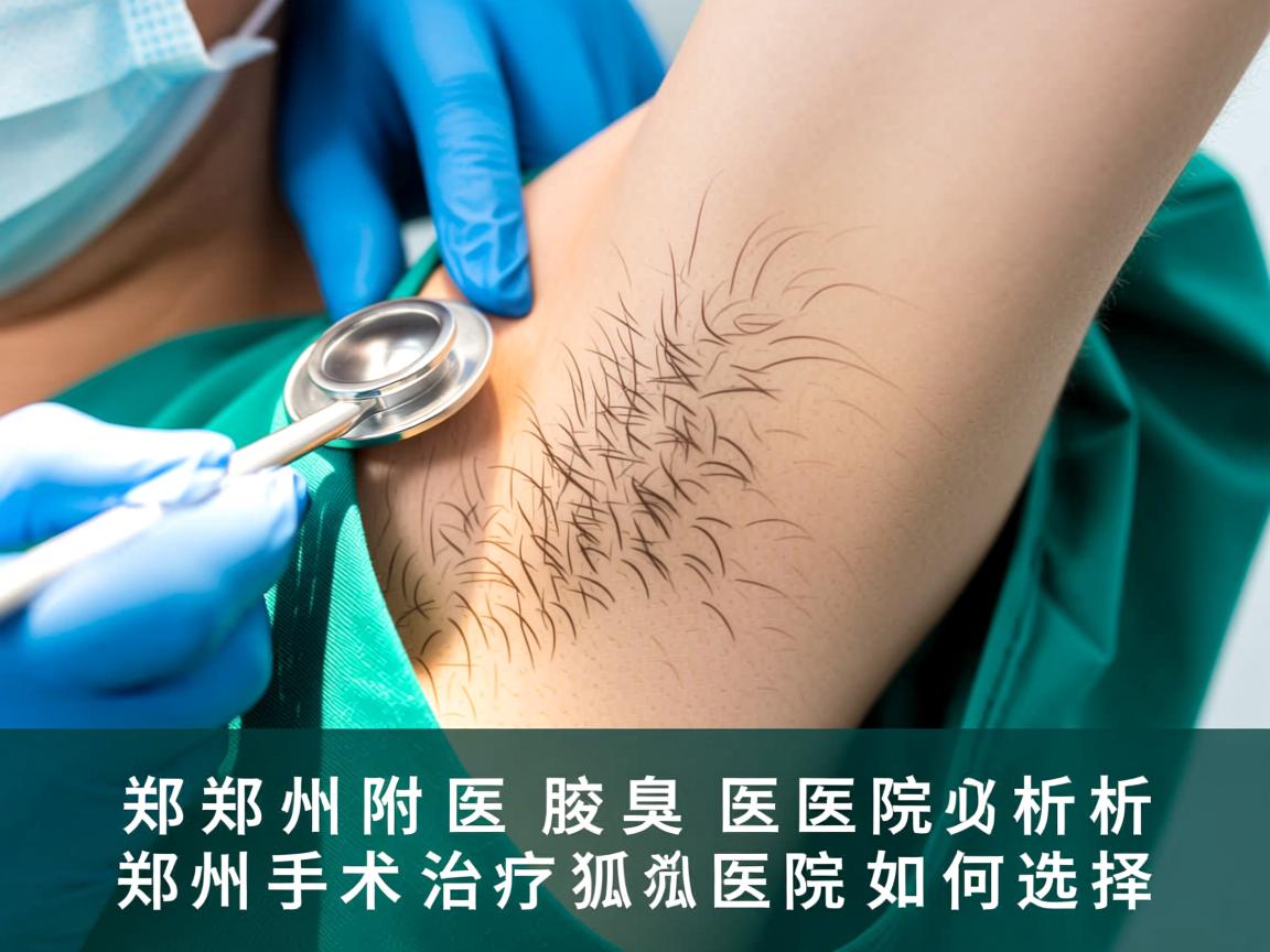 郑州附医腋臭医院解析，郑州手术治疗狐臭医院如何选择