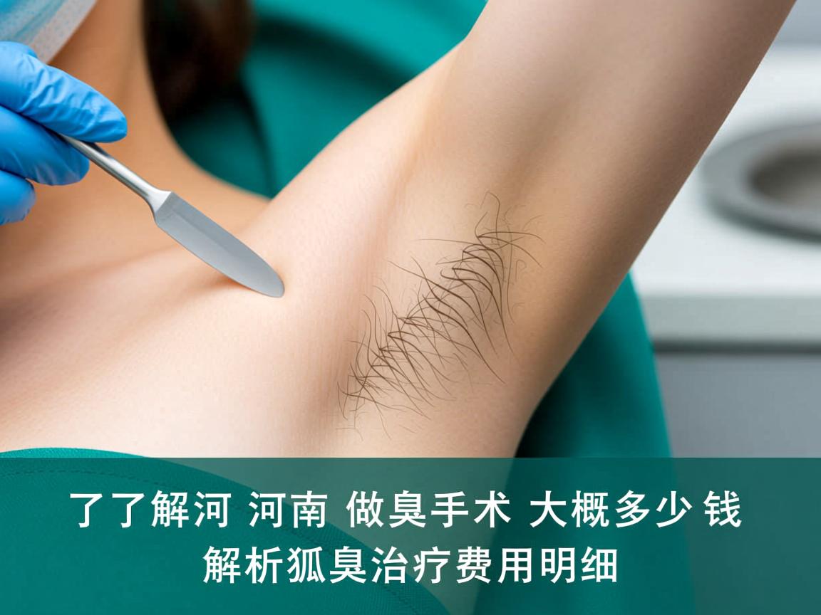 了解河南做狐臭手术大概多少钱，解析狐臭治疗费用明细