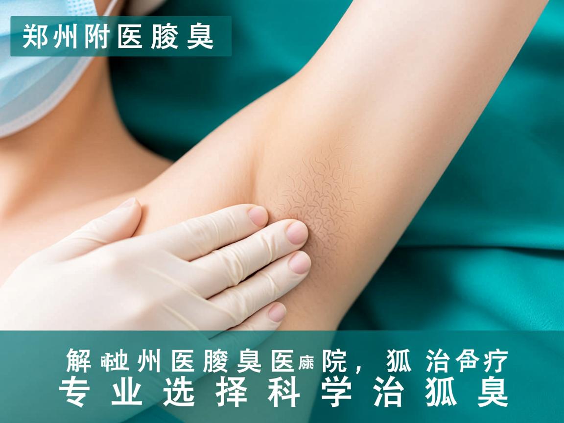 郑州附医腋臭医院解析狐臭治疗 专业选择科学治狐臭