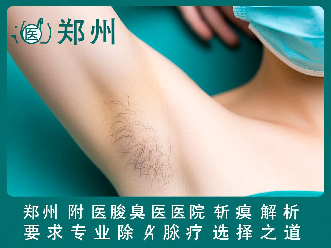 郑州附医腋臭医院解析，郑州专业除腋臭医院的选择之道