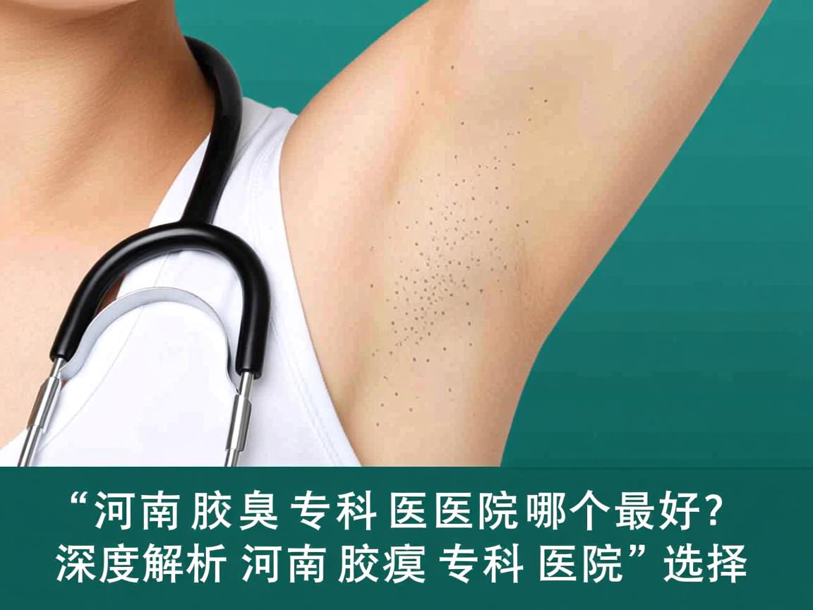 河南腋臭专科医院哪个最好？深度解析河南腋臭专科医院的选择