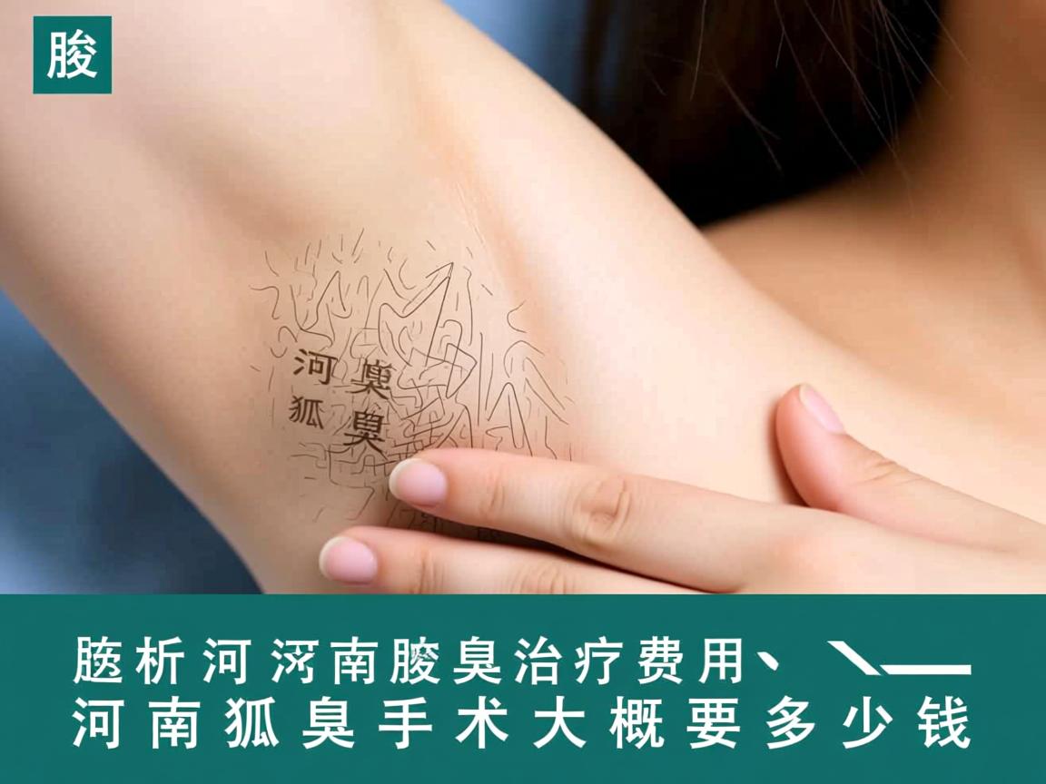 解析河南腋臭治疗费用，河南狐臭手术大概要多少钱