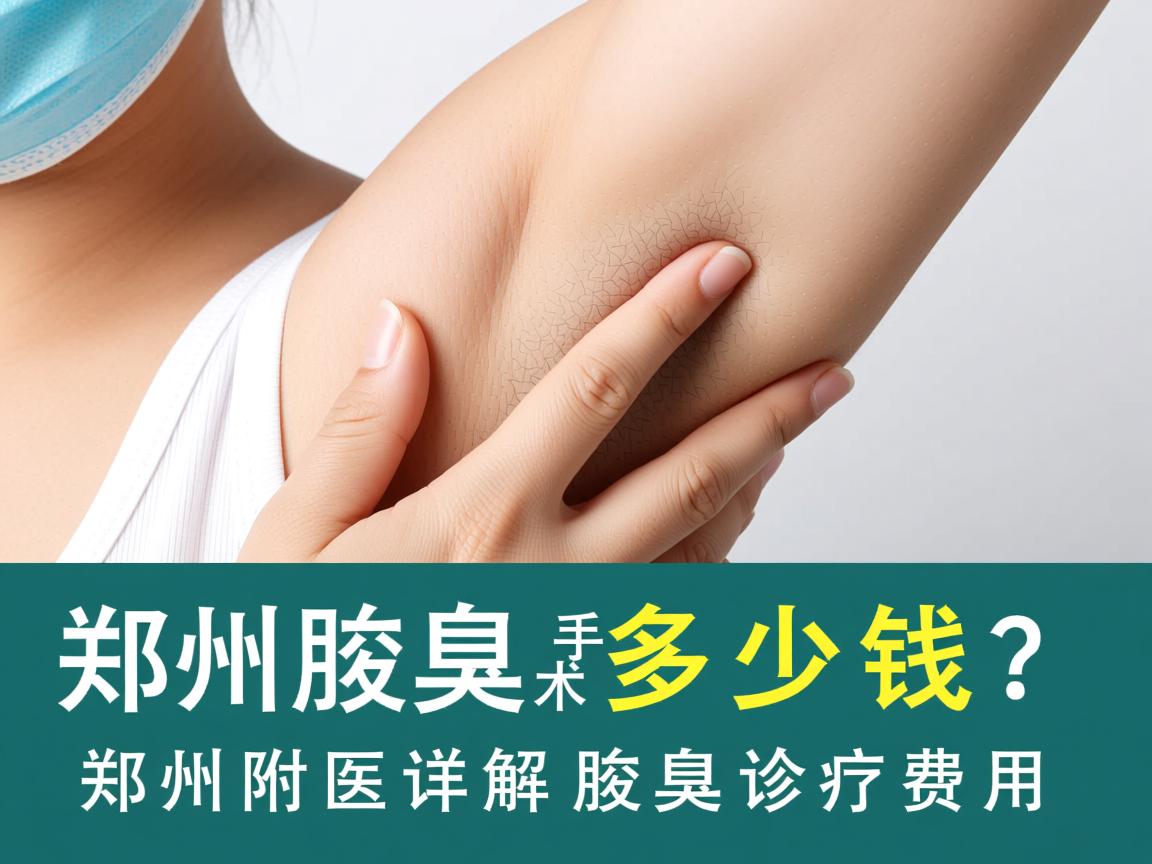 郑州腋臭手术多少钱？郑州附医详解腋臭诊疗费用