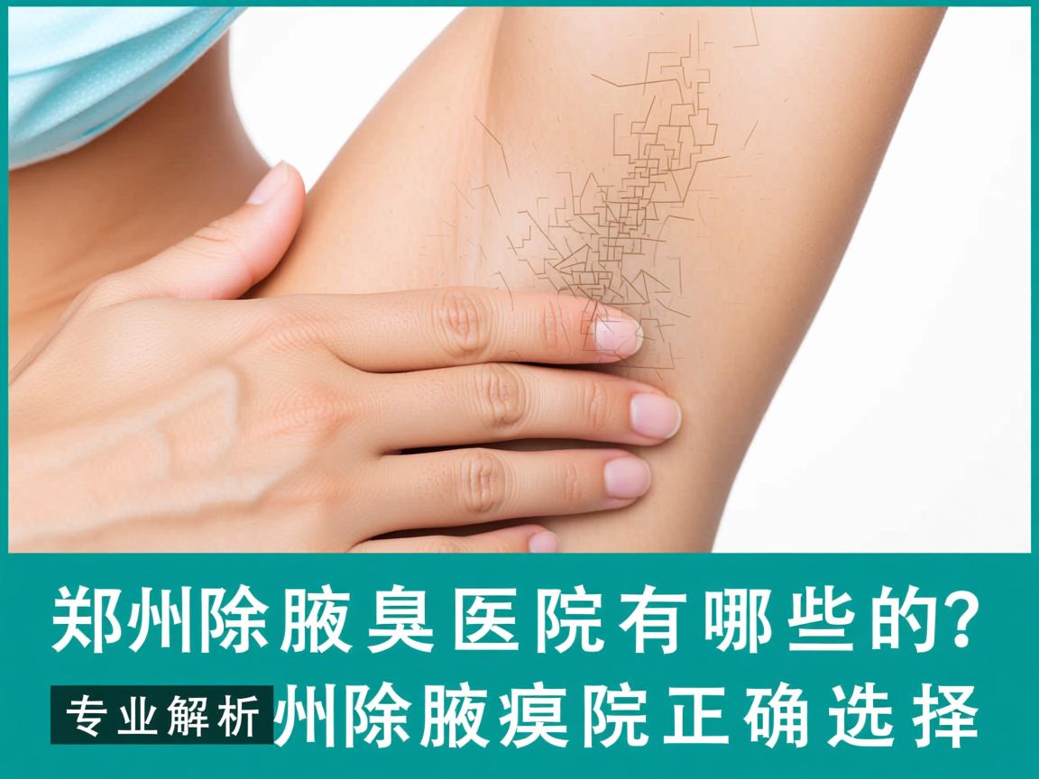 郑州除腋臭医院有哪些？专业解析郑州除腋臭医院的正确选择