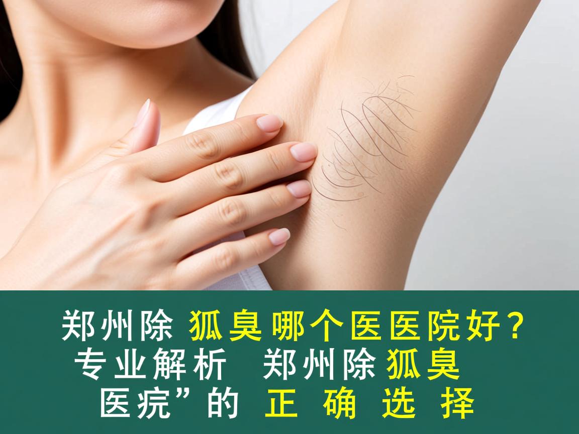 郑州除狐臭哪个医院好？专业解析郑州除狐臭医院的正确选择