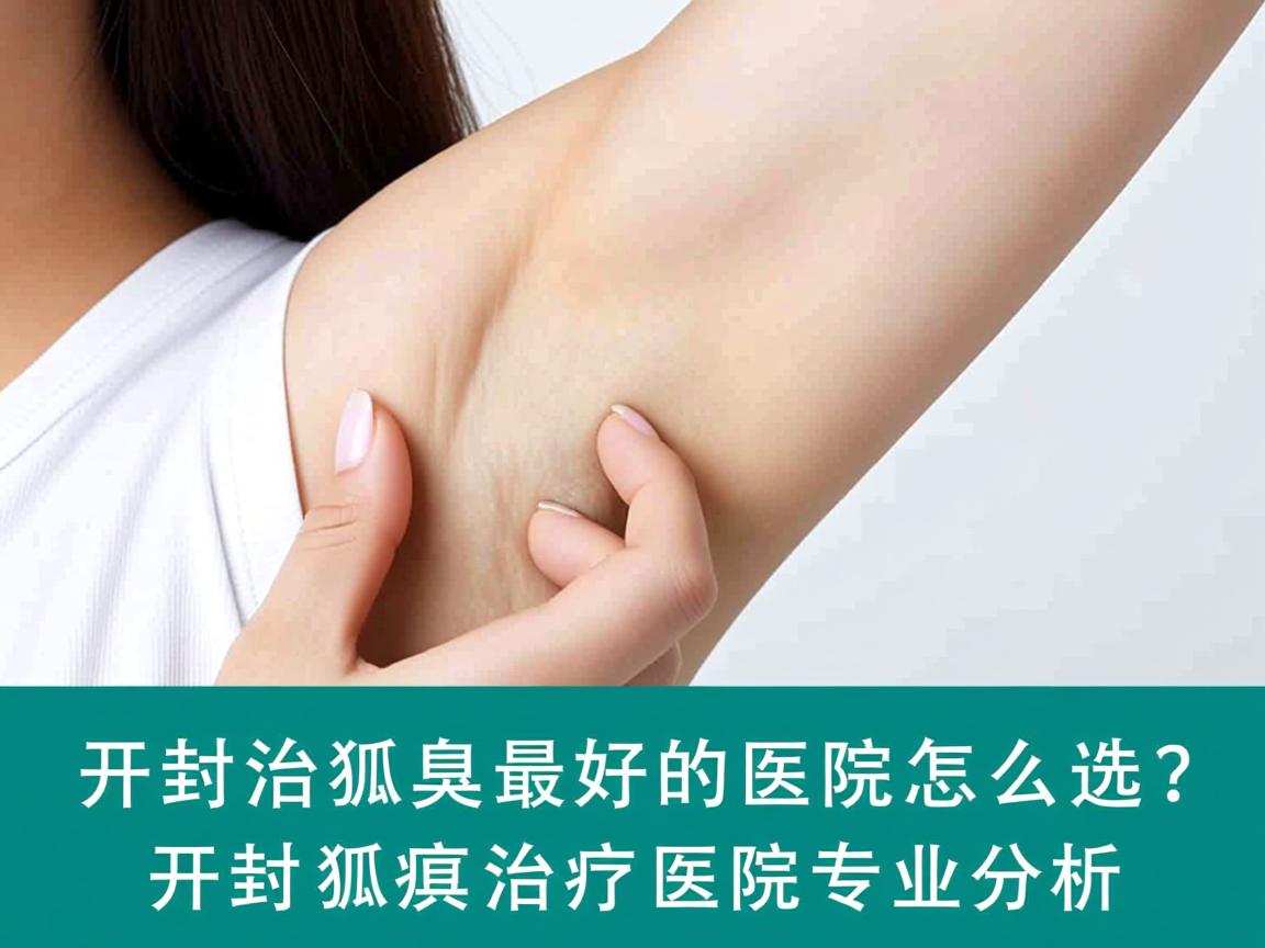 开封治狐臭最好的医院怎么选？开封狐臭治疗医院专业分析
