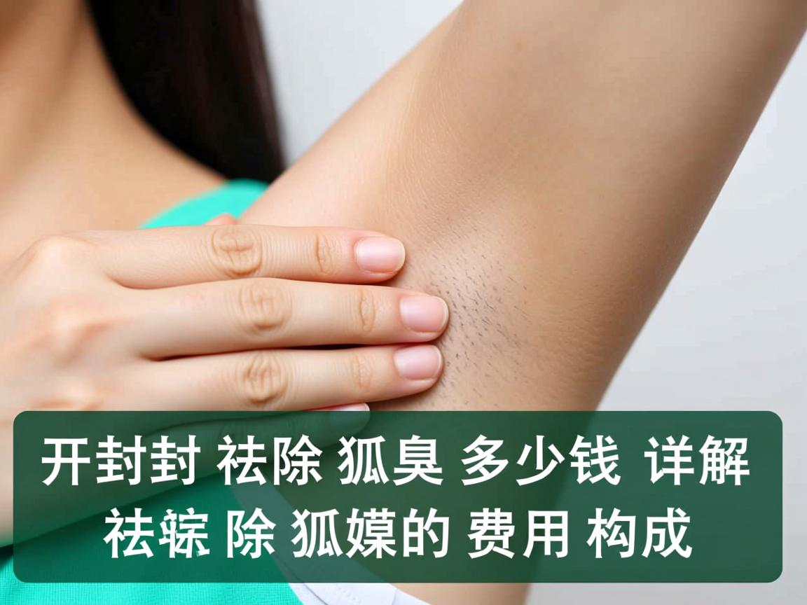 开封祛除狐臭多少钱？详解祛除狐臭的费用构成