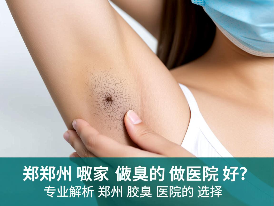 郑州哪家做腋臭的医院好？专业解析郑州腋臭医院的选择