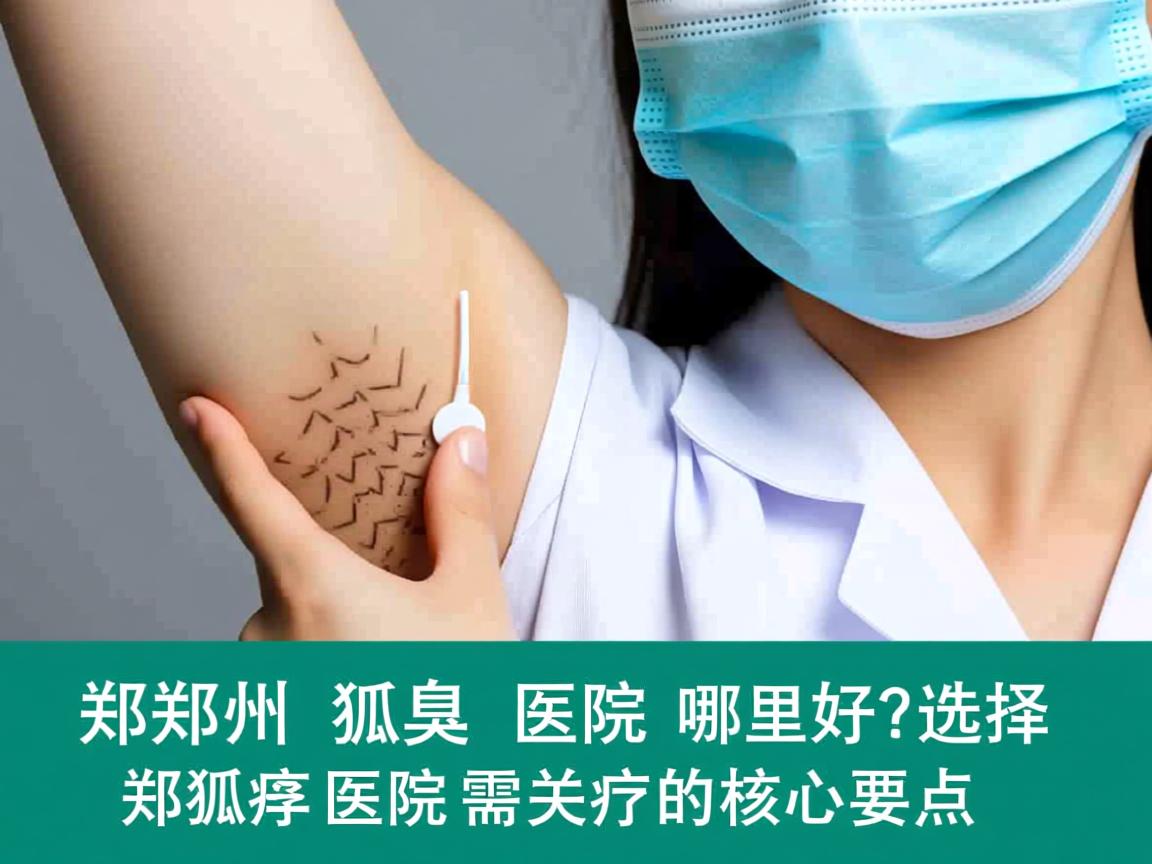 郑州狐臭医院哪里好？选择郑州狐臭医院需关注的核心要点