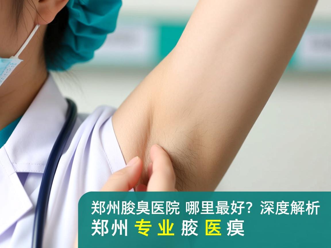 郑州腋臭医院哪里最好？深度解析郑州专业腋臭医院