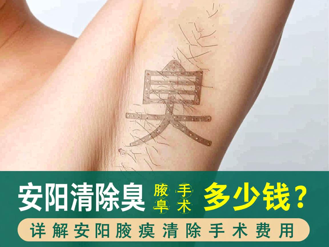 安阳清除腋臭手术多少钱？详解安阳腋臭清除手术费用