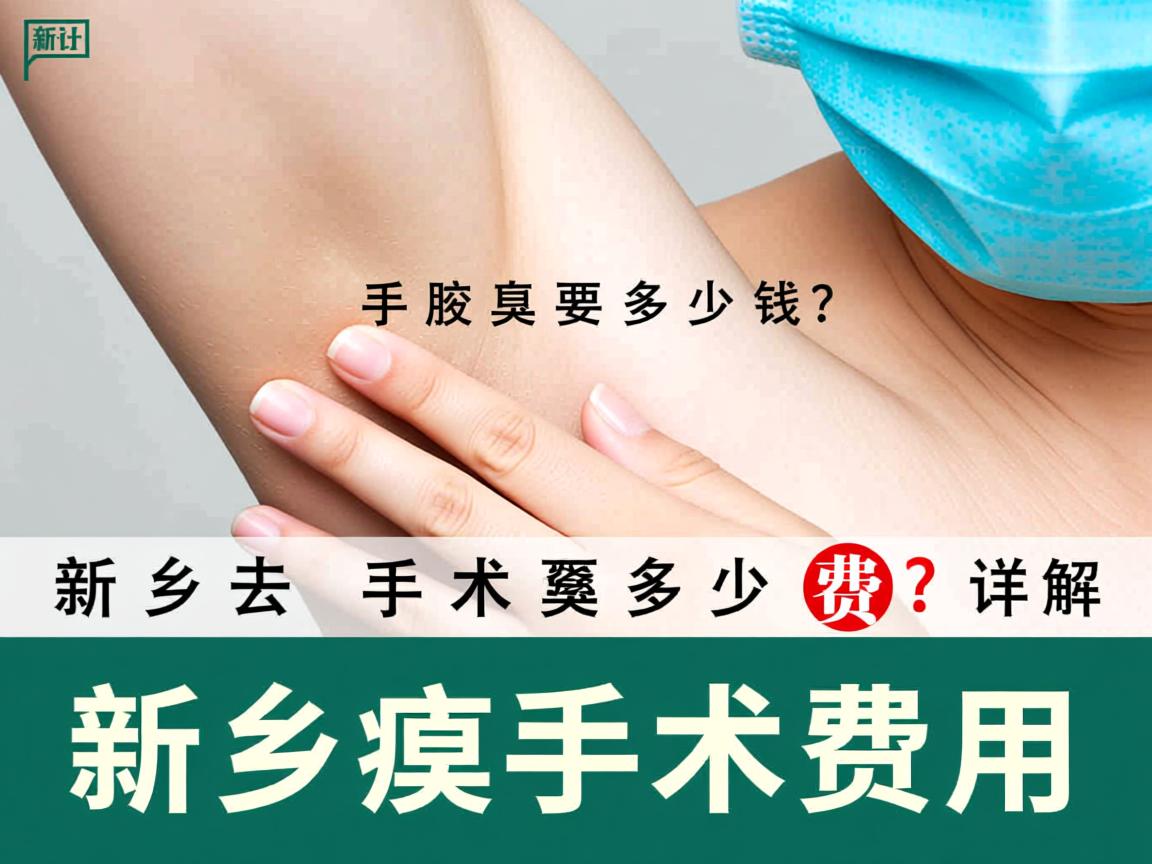 新乡去腋臭手术要多少钱？详解新乡腋臭手术费用