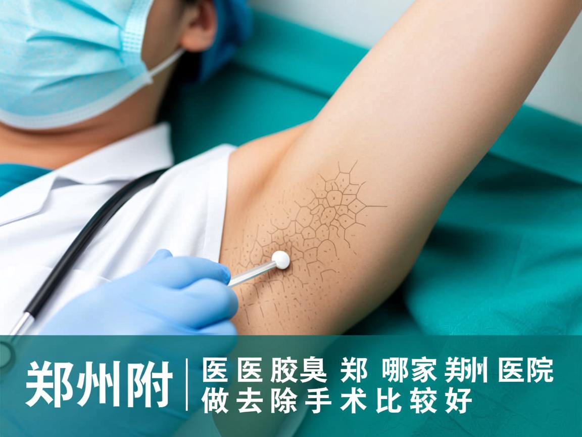 郑州附医腋臭医院解析，郑州哪家医院做去除腋臭手术比较好