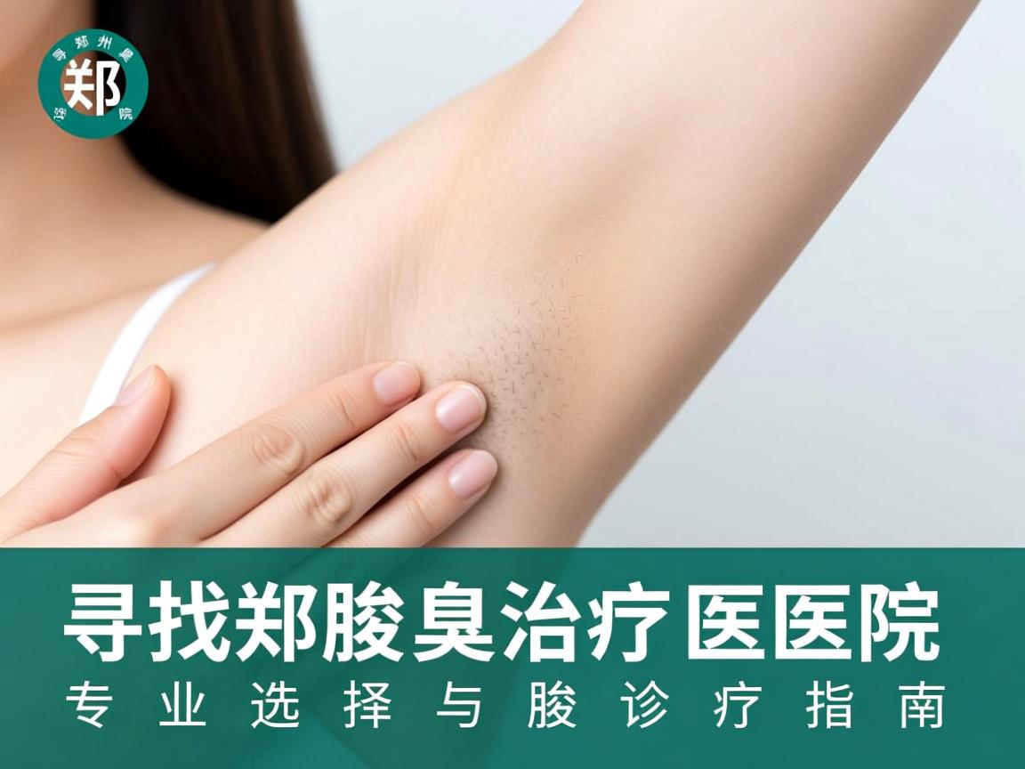 寻找郑州腋臭治疗医院，专业选择与腋臭诊疗指南