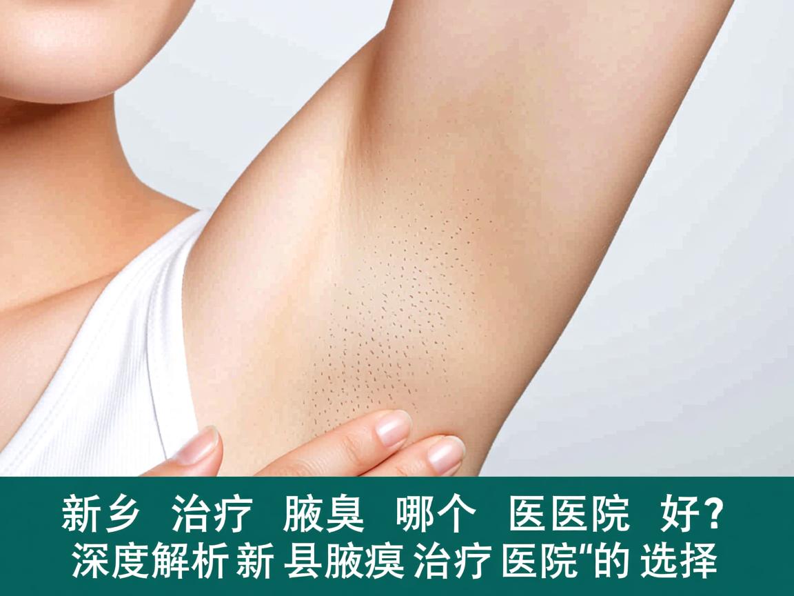 新乡治疗腋臭哪个医院好？深度解析新乡腋臭治疗医院的选择