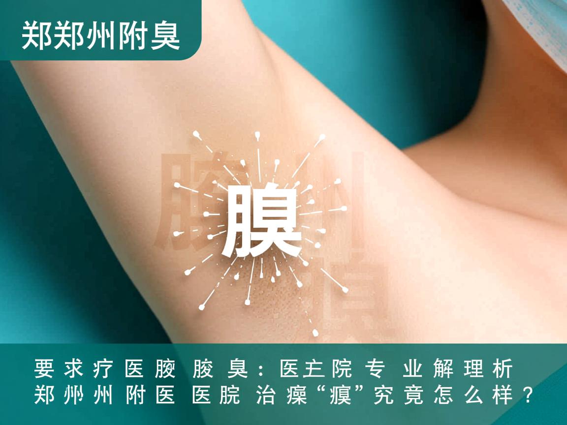 郑州附医腋臭医院专业解析，郑州附医医院治理腋臭究竟怎么样？