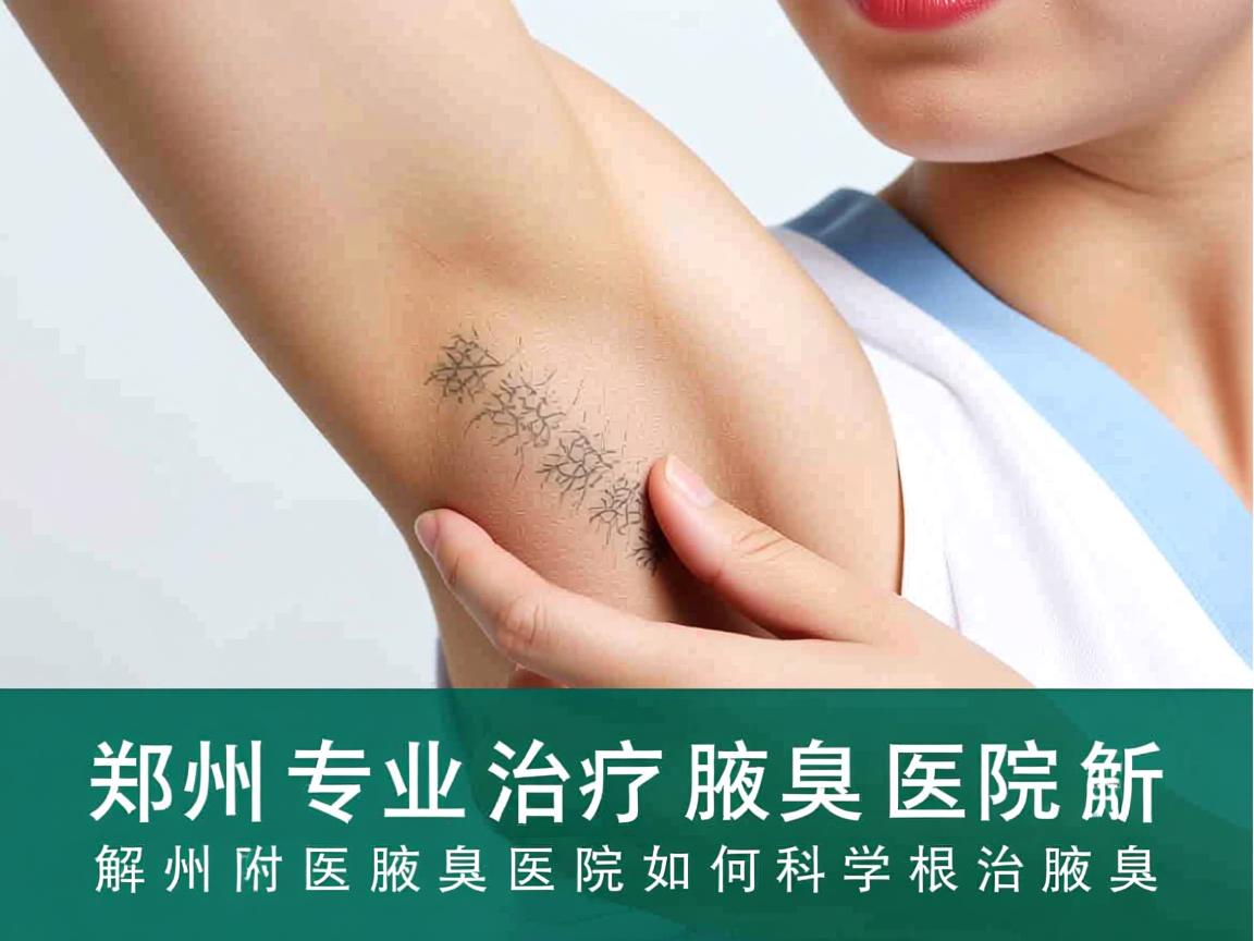 郑州专业治疗腋臭医院解析，郑州附医腋臭医院如何科学根治腋臭