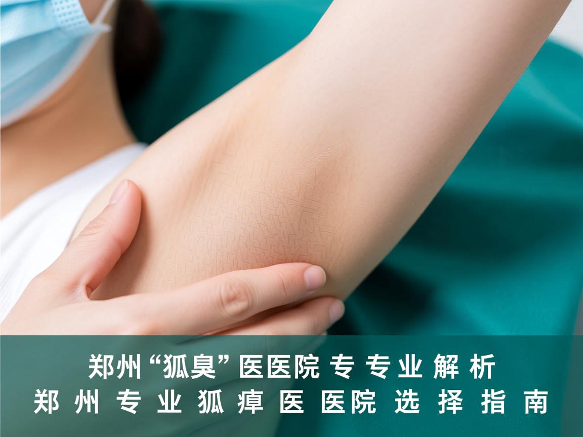 郑州狐臭医院专业解析，郑州专业狐臭医院的选择指南