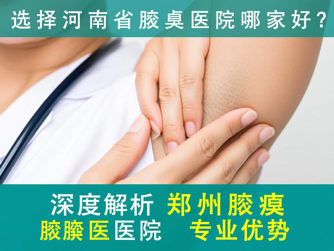 选择河南省腋臭医院哪家好？深度解析郑州附医腋臭医院专业优势