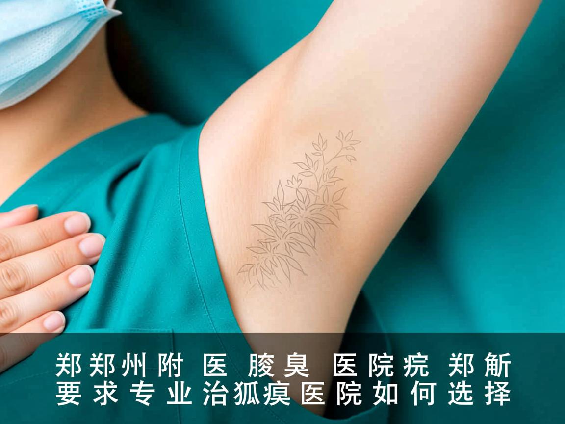 郑州附医腋臭医院解析，郑州专业治狐臭医院如何选择