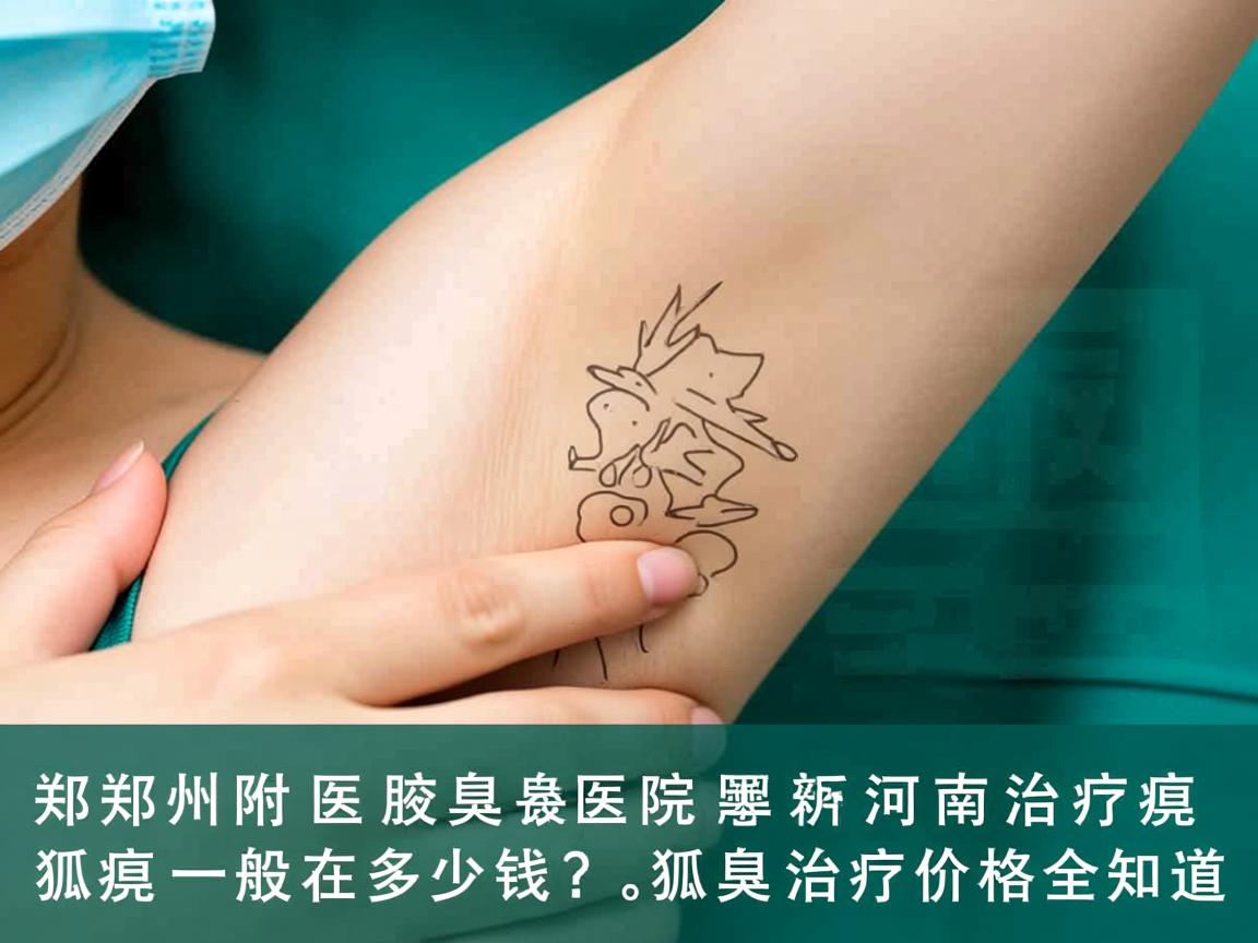 郑州附医腋臭医院解析，河南治疗狐臭一般在多少钱，狐臭治疗价格全知道