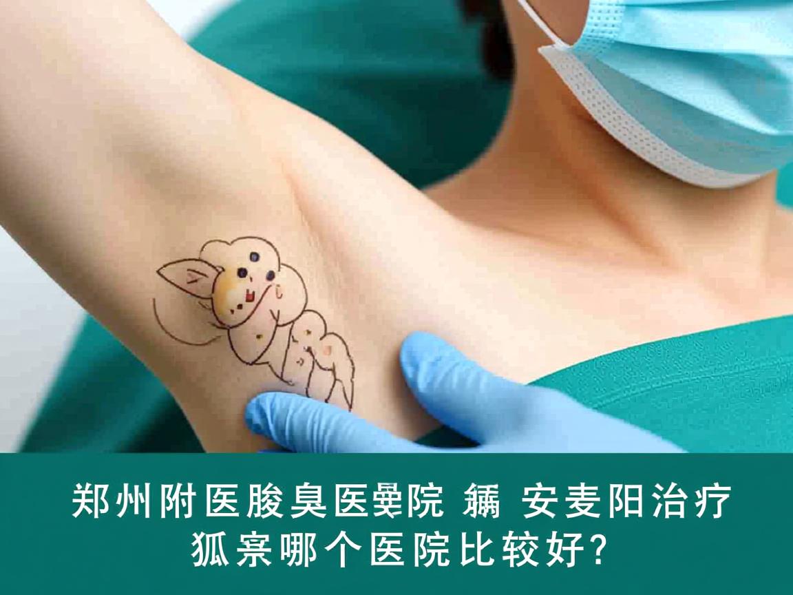 郑州附医腋臭医院解析，安阳治疗狐臭哪个医院比较好？