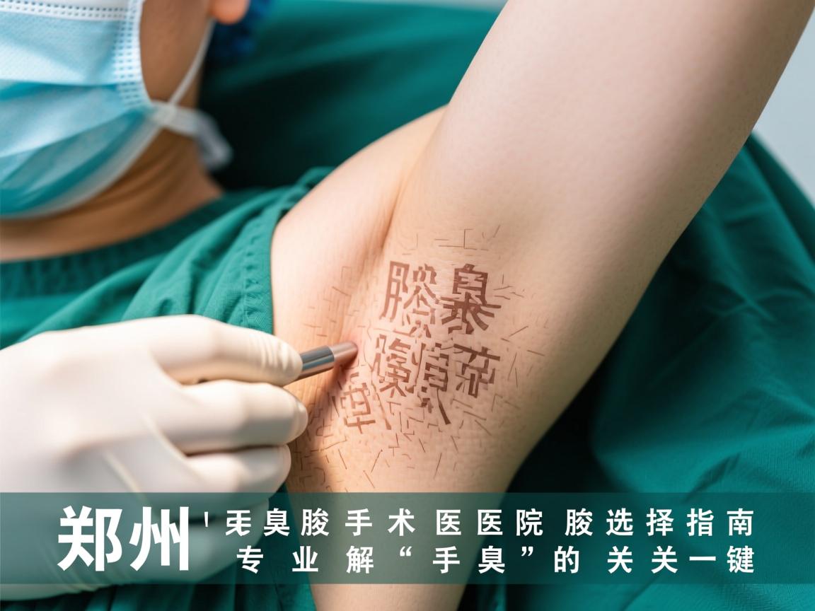 郑州腋臭手术医院选择指南，专业解读腋臭手术的关键