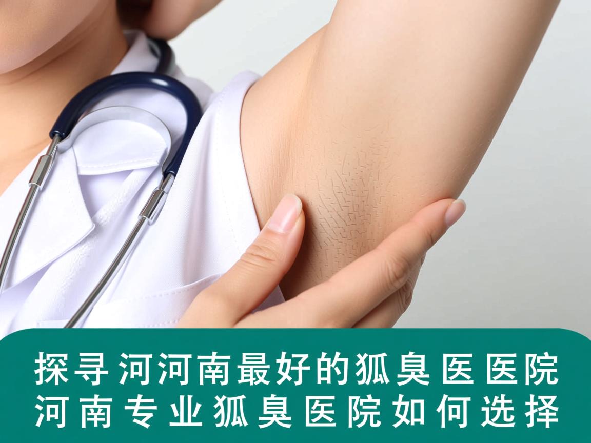 探寻河南最好的狐臭医院，河南专业狐臭医院如何选择