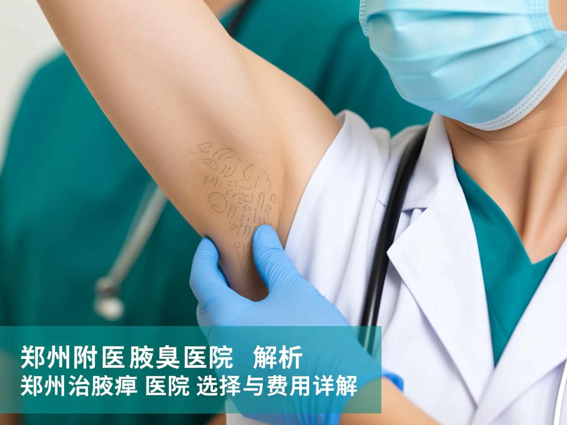 郑州附医腋臭医院解析，郑州治腋臭的医院选择与费用详解
