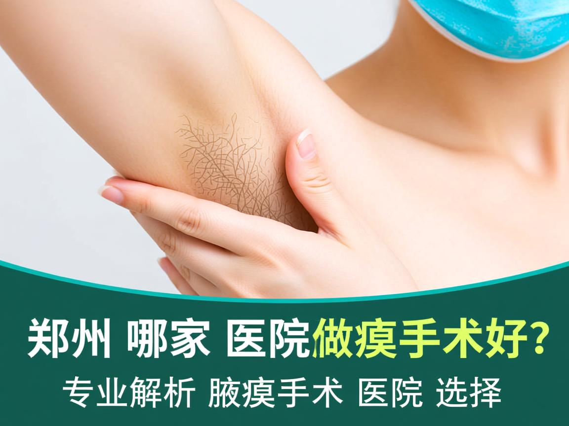 郑州哪家医院做腋臭手术好？专业解析腋臭手术医院选择