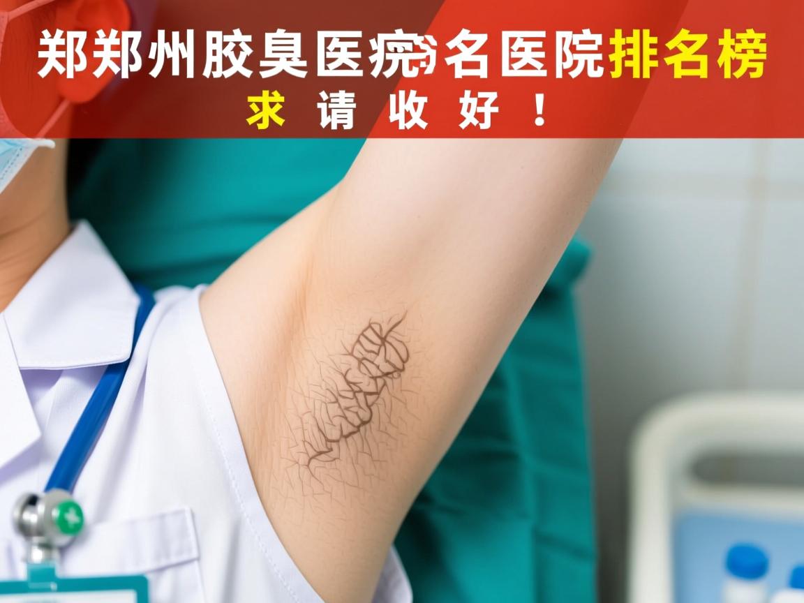 郑州腋臭医院排名榜发布，这份郑州腋臭医院排名榜请收好！