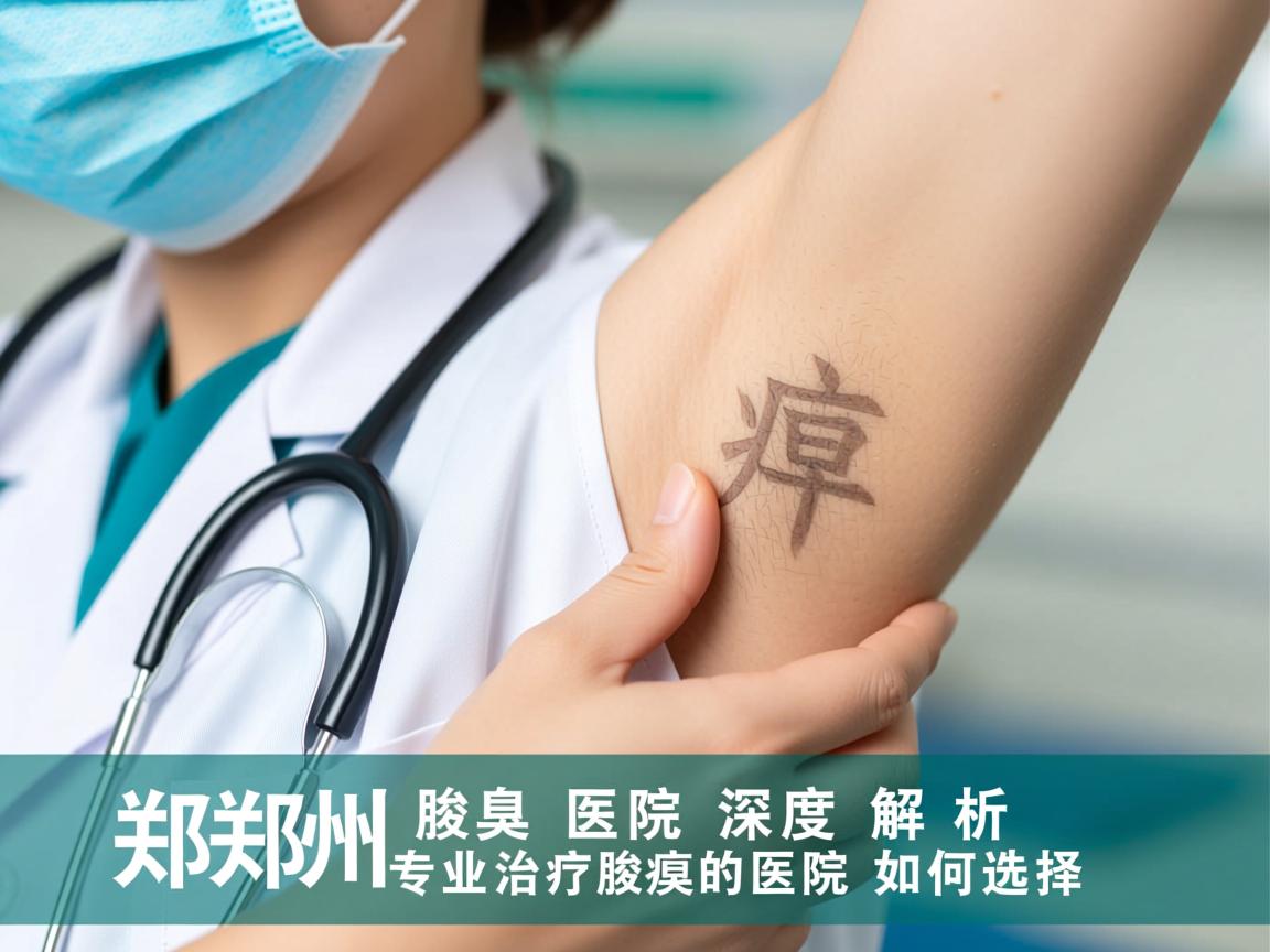 郑州腋臭医院深度解析，郑州专业治疗腋臭的医院如何选择