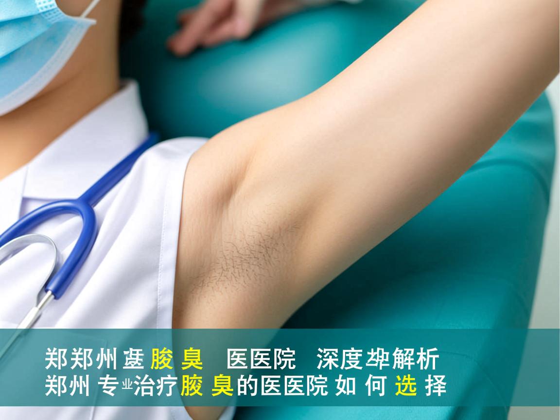 郑州腋臭医院深度解析，郑州专业治疗腋臭的医院如何选择