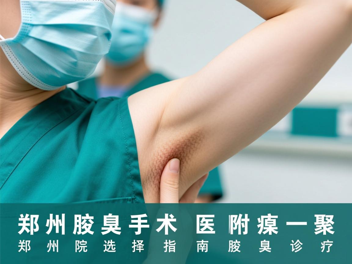 郑州腋臭手术医院选择指南，聚焦郑州附医腋臭诊疗