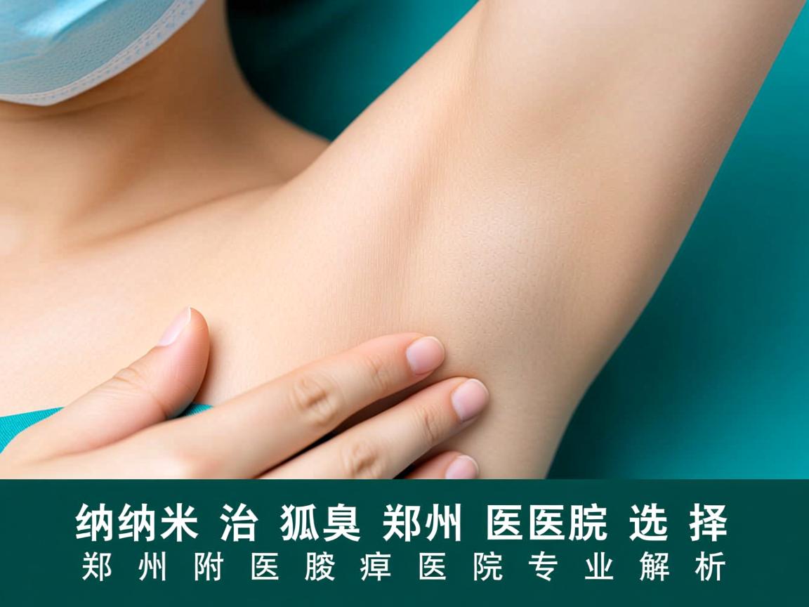 纳米治狐臭郑州医院选择，郑州附医腋臭医院专业解析