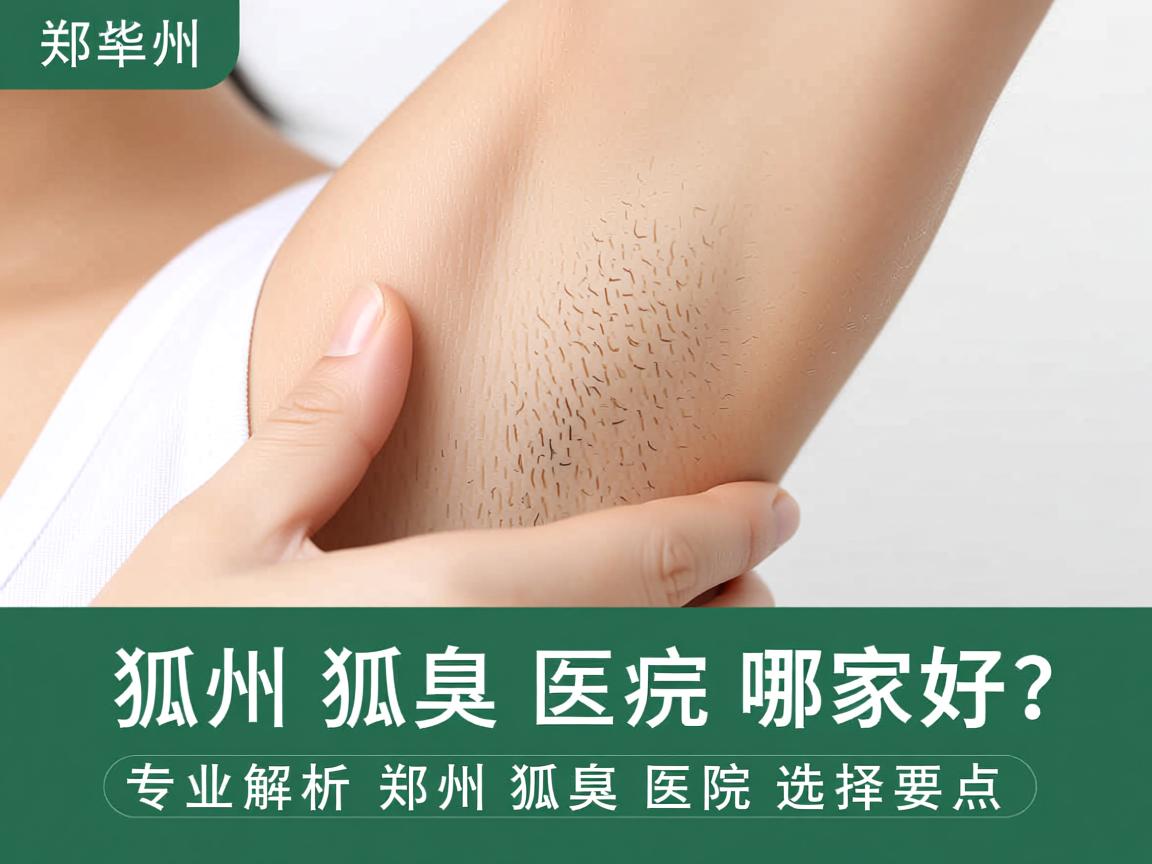 郑州狐臭医院哪家好？专业解析郑州狐臭医院选择要点