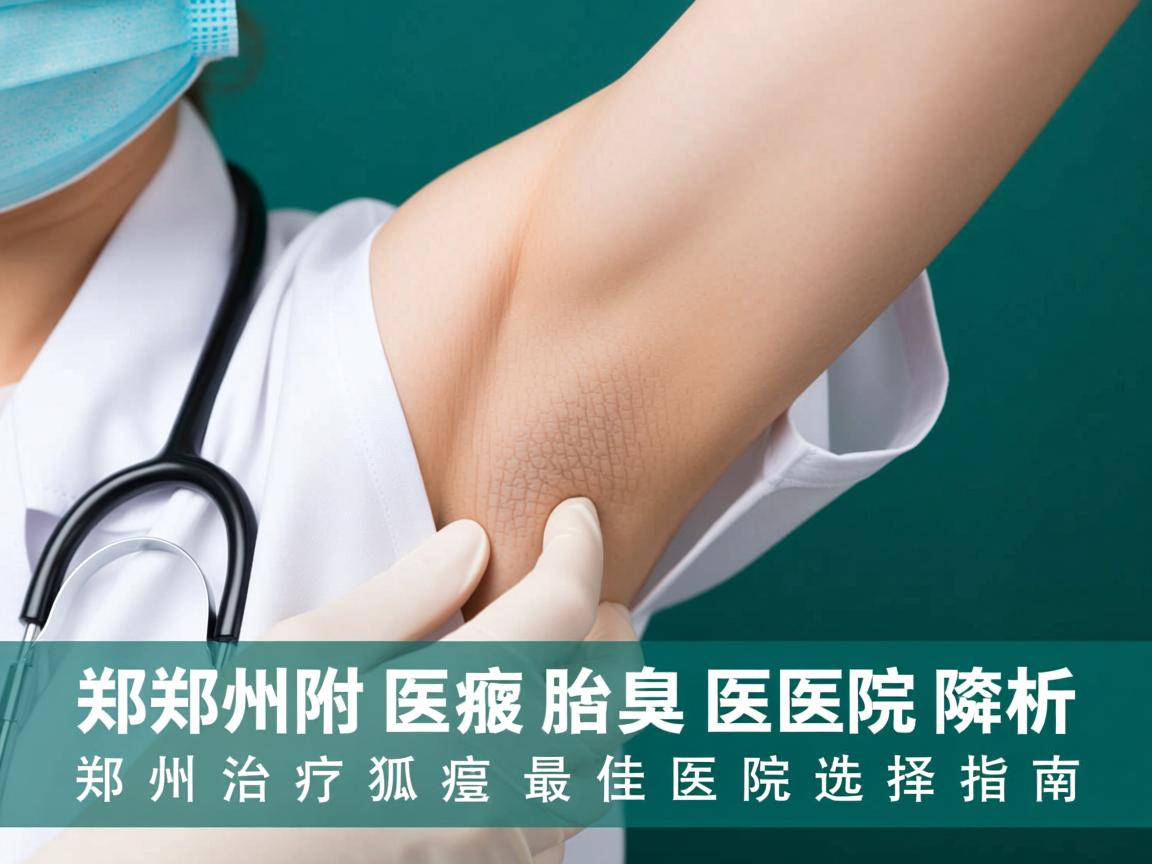 郑州附医腋臭医院解析，郑州治疗狐臭的最佳医院选择指南