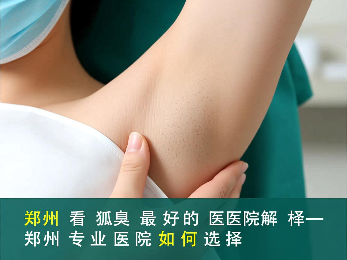 郑州看狐臭最好的医院解析，郑州专业医院如何选择