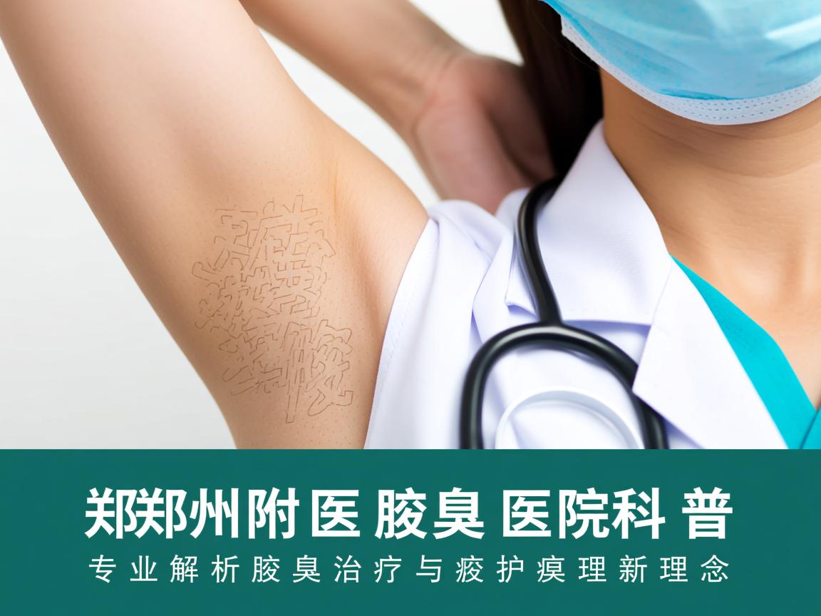 郑州附医腋臭医院科普，专业解析腋臭治疗与腋臭护理新理念