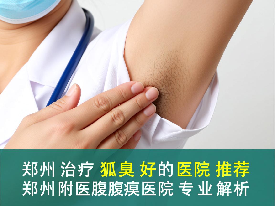 郑州治疗狐臭好的医院推荐，郑州附医腋臭医院专业解析