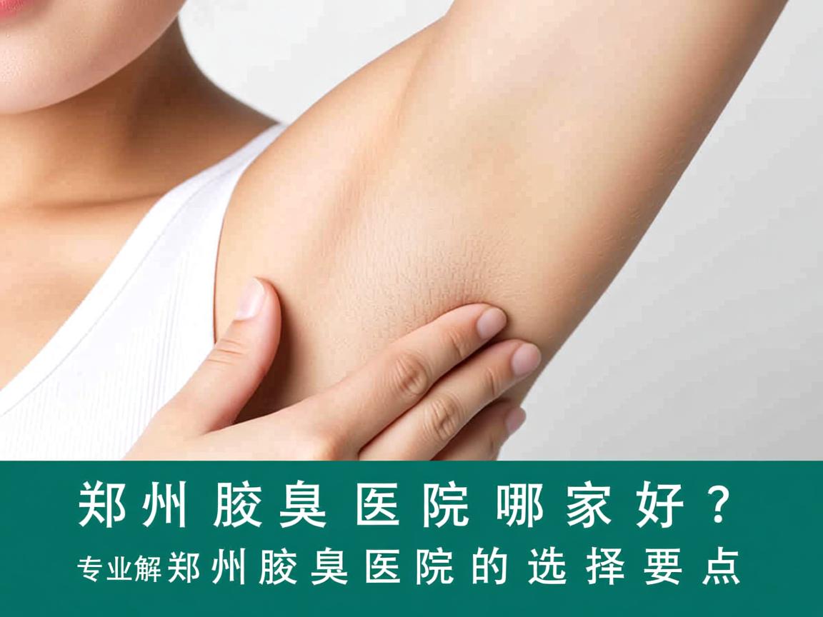 郑州腋臭医院哪家好？专业解析郑州腋臭医院的选择要点