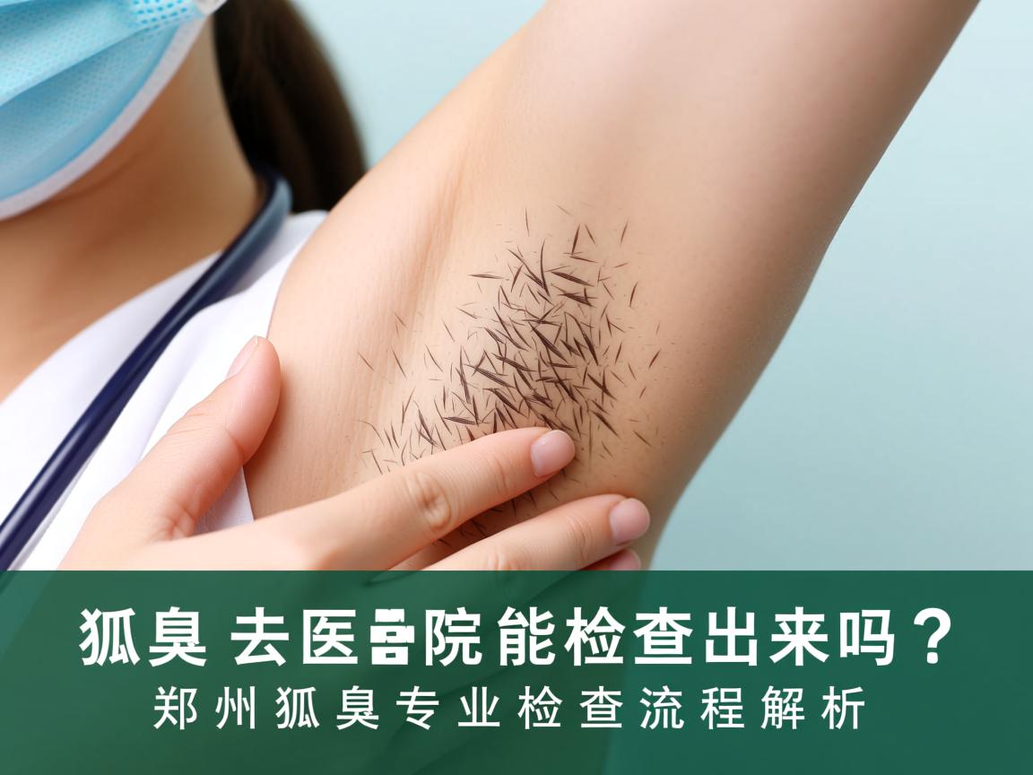 狐臭去医院能检查出来吗？郑州狐臭专业检查流程解析
