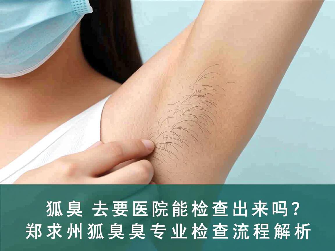 狐臭去医院能检查出来吗？郑州狐臭专业检查流程解析