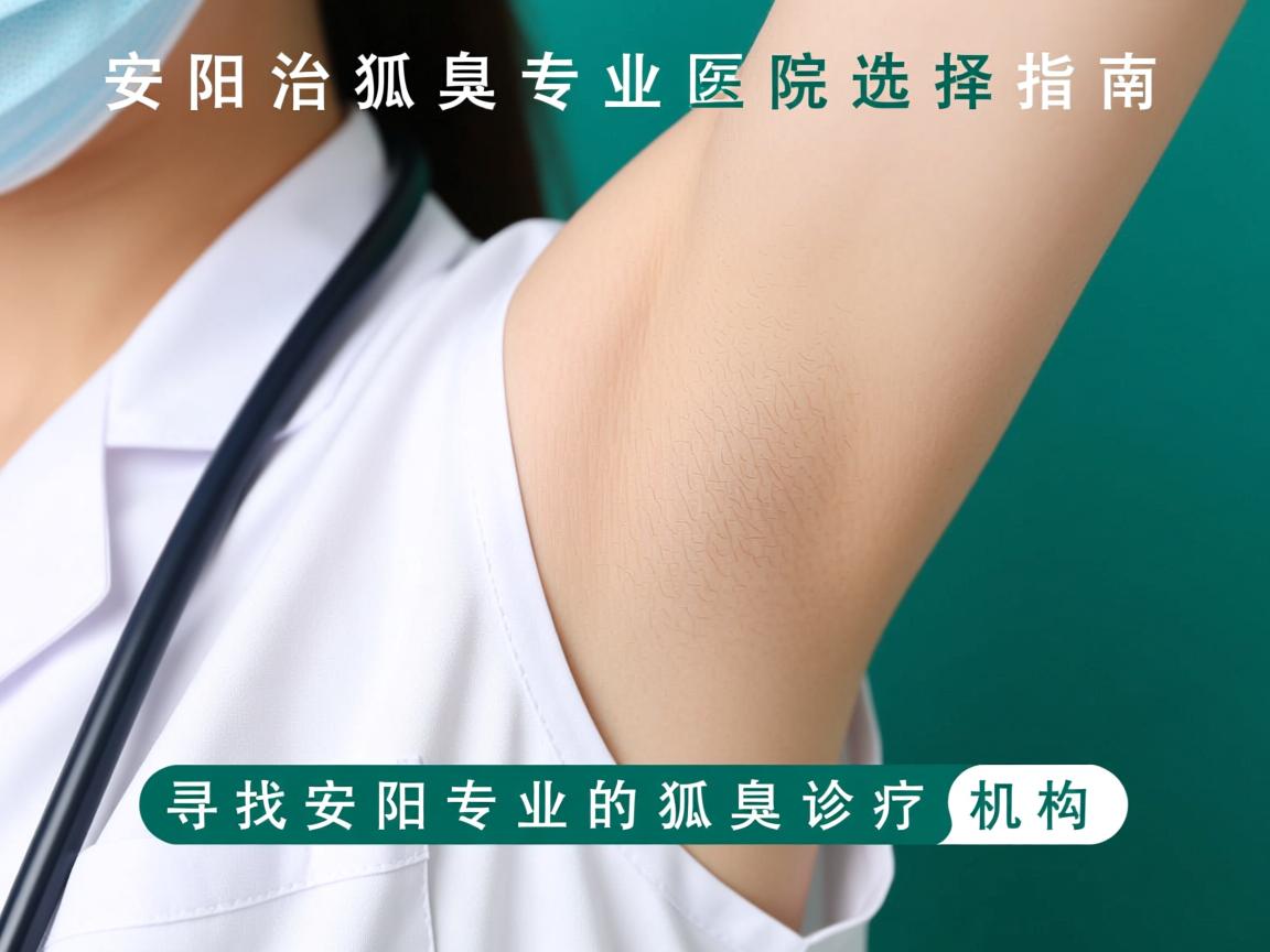 安阳治狐臭专业医院选择指南，寻找安阳专业的狐臭诊疗机构