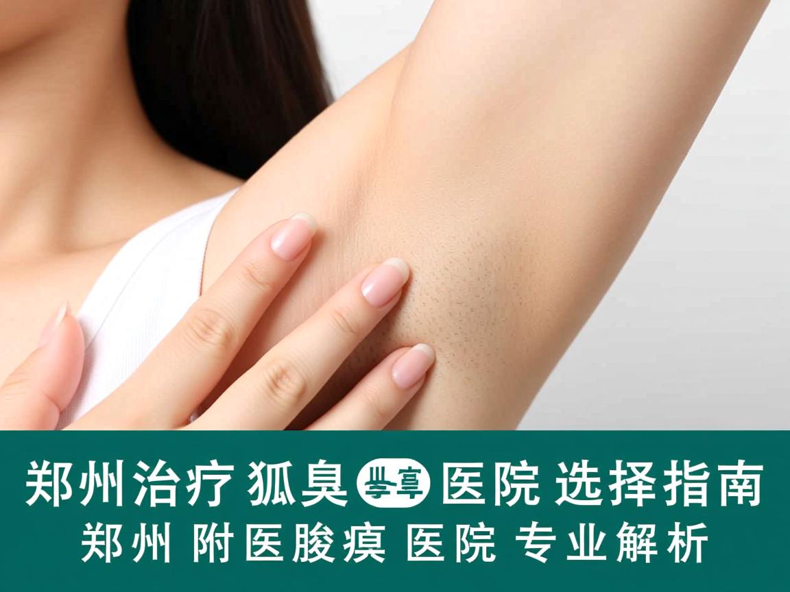 郑州治疗狐臭医院选择指南，郑州附医腋臭医院专业解析